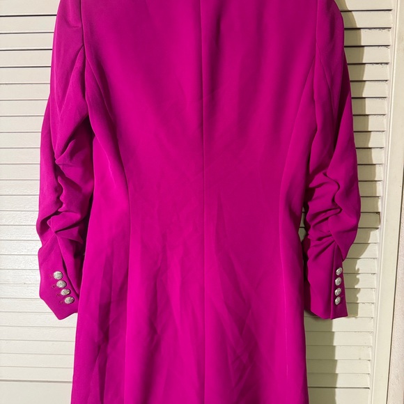 Dress Generation Love Magenta double breasted dress rhinestone buttons Size M - Picture 3 of 7